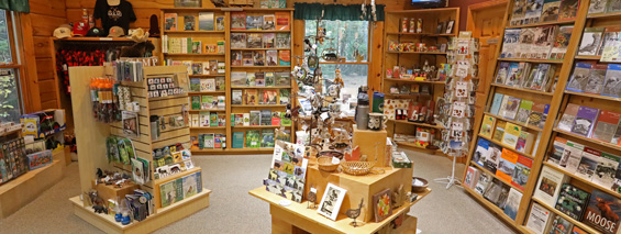 Retail at the Algonquin Logging Museum Bookstore and Nature Shop