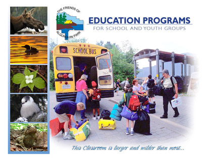 Education Programs for School and Youth Groups - Algonquin Park Group Education Program