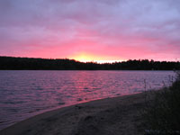 Rock Lake Campground Beach