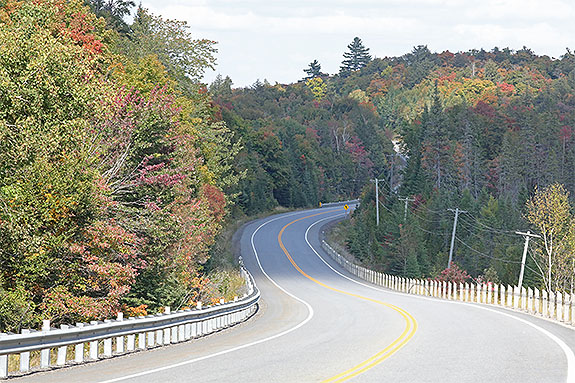 Approaching the West Gate in Algonquin Park on September 16, 2024