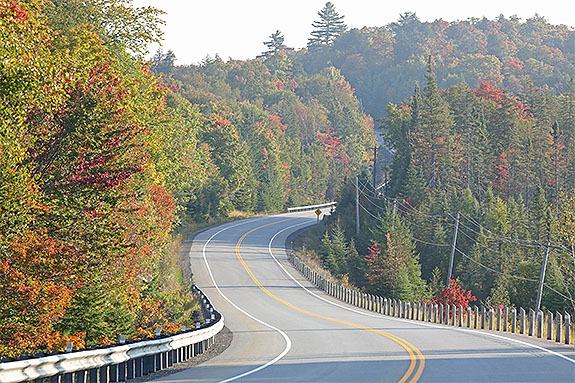 Approaching the West Gate in Algonquin Park on September 18, 2024