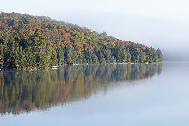 Tea Lake in Algonquin Park on September 19, 2024.