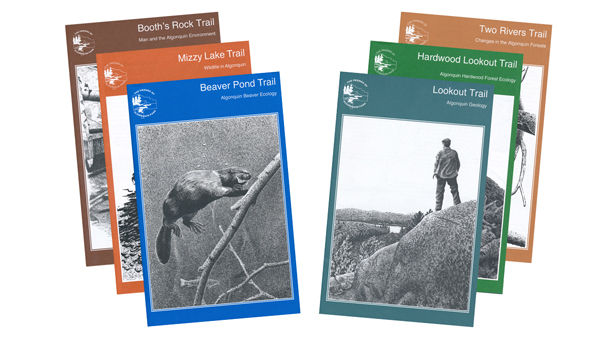 Just a few of the interpretive trail guides published by The Friends of Algonquin Park.